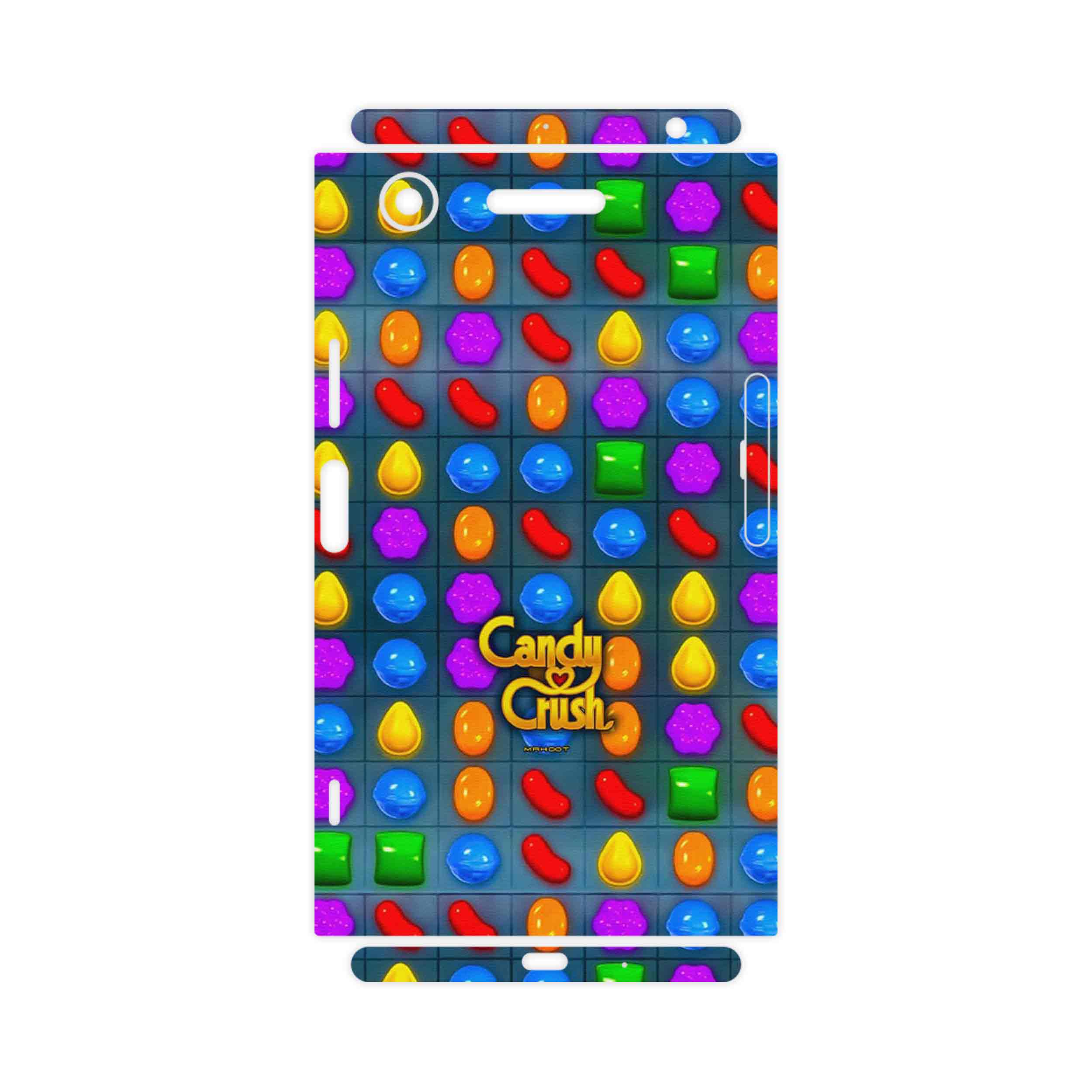 برچسب پوششی ماهوت مدل Candy Crush Game Series-FullSkin مناسب برای گوشی موبایل سونی Xperia XZ1
