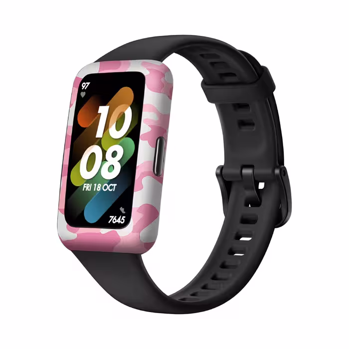 برچسب ماهوت طرح Army_Pink مناسب برای ساعت هوشمند هوآوی Band 7