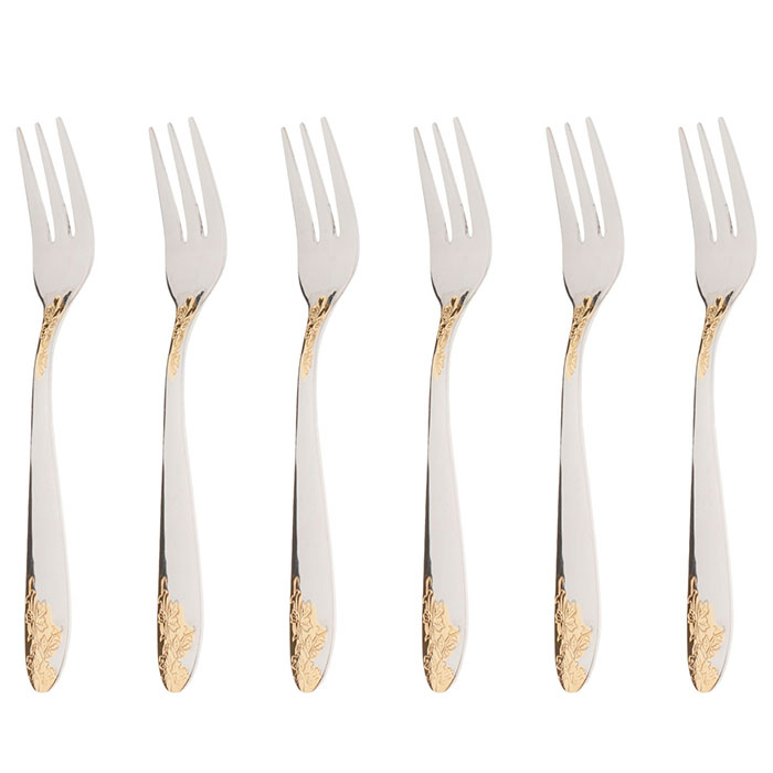 چنگال میوه خوری ناب استیل مدل امپریال