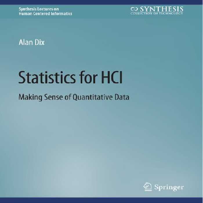 خرید و دانلود نسخه کامل کتاب Statistics for HCI: Making Sense of Quantitative Data