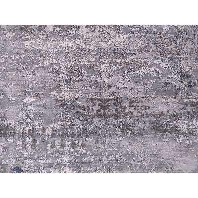 فرش ماشینی زمرد مشهد طرح پتینه مدل TA122 زمینه طوسی