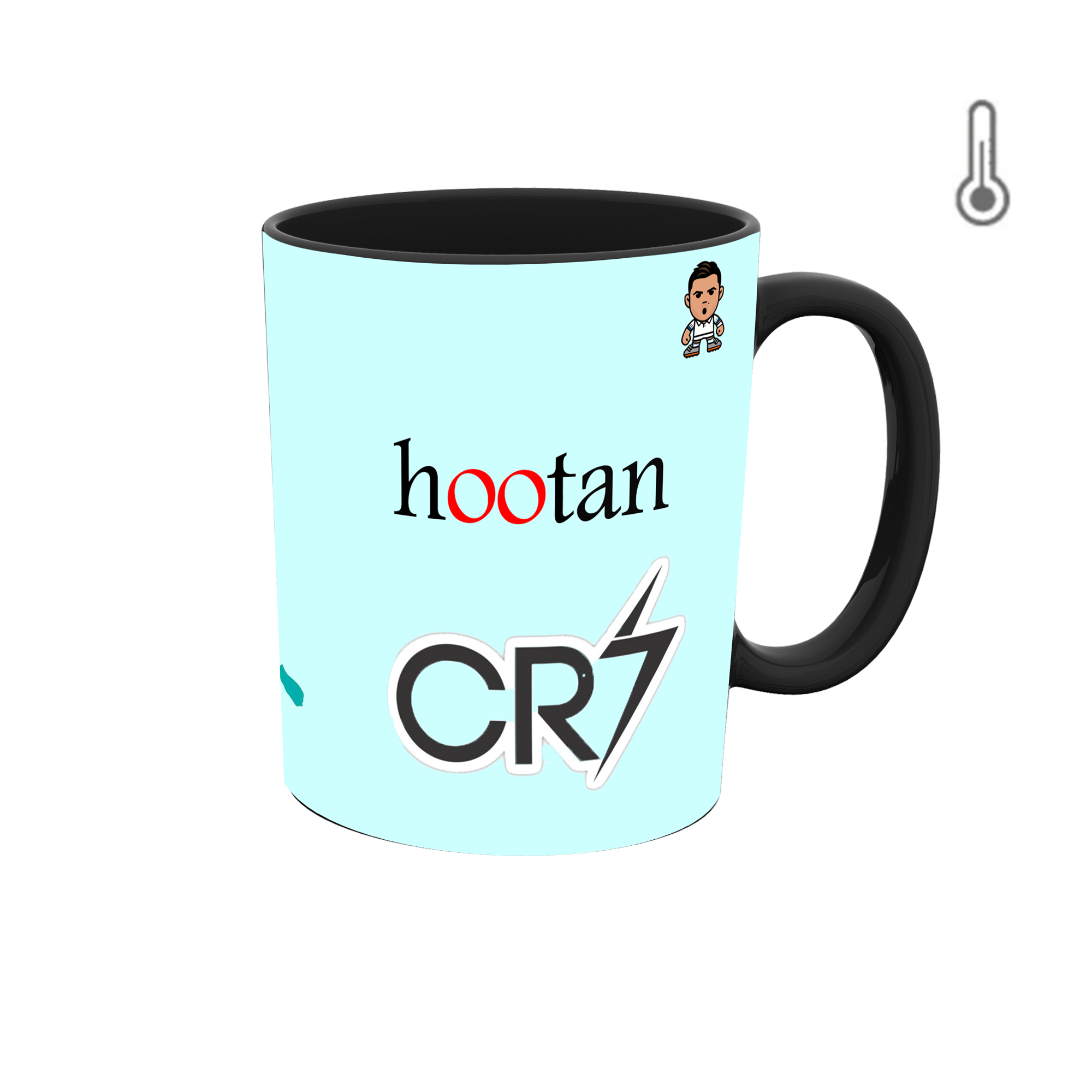 ماگ حرارتی طرح اسم هوتن مدل رونالدو 