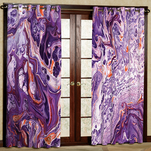 پرده مدل مخمل پانچی کد 6867 سایز 280x140 سانتی متر