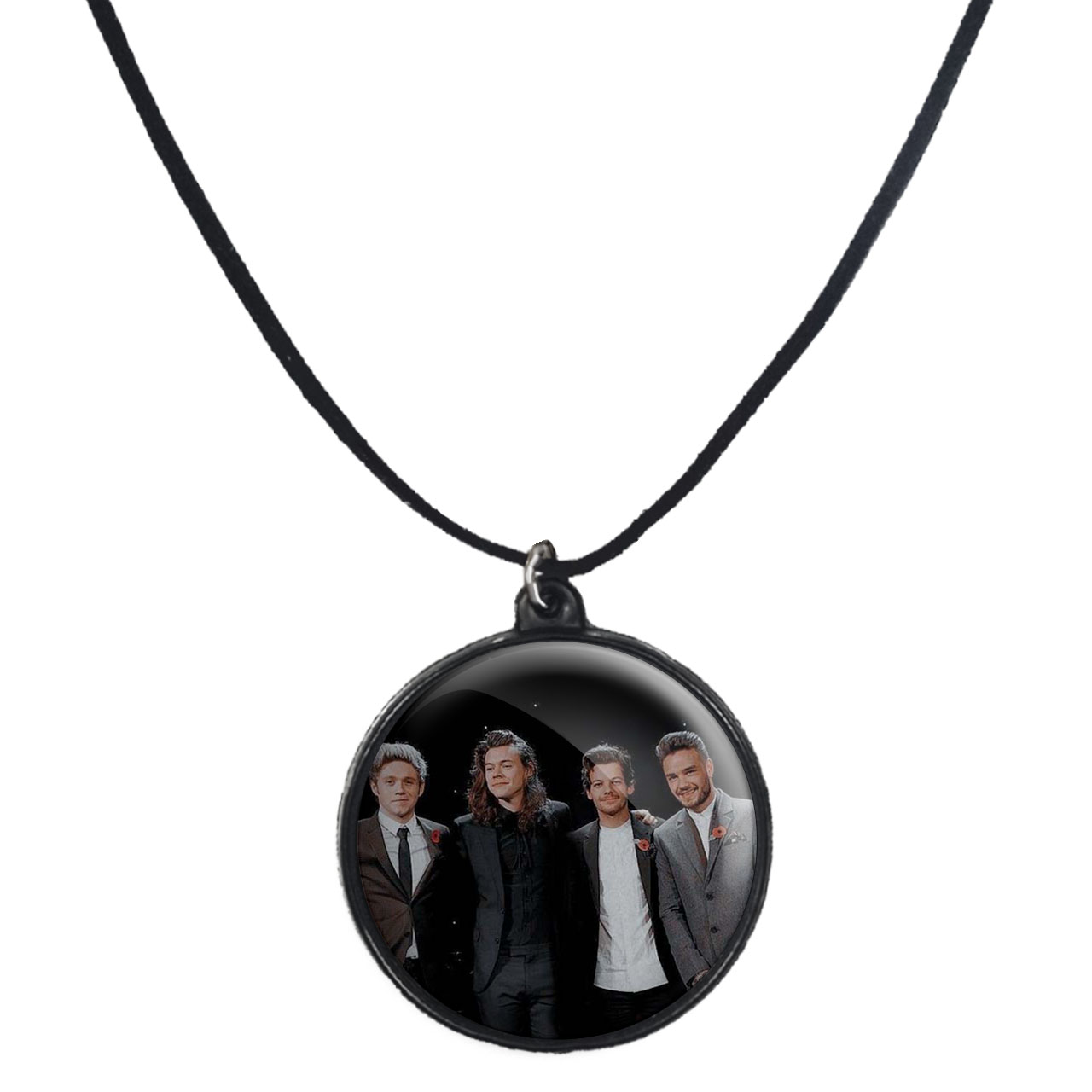 گردنبند پرمانه طرح One Direction کد pmb.13619 مدل دو طرفه