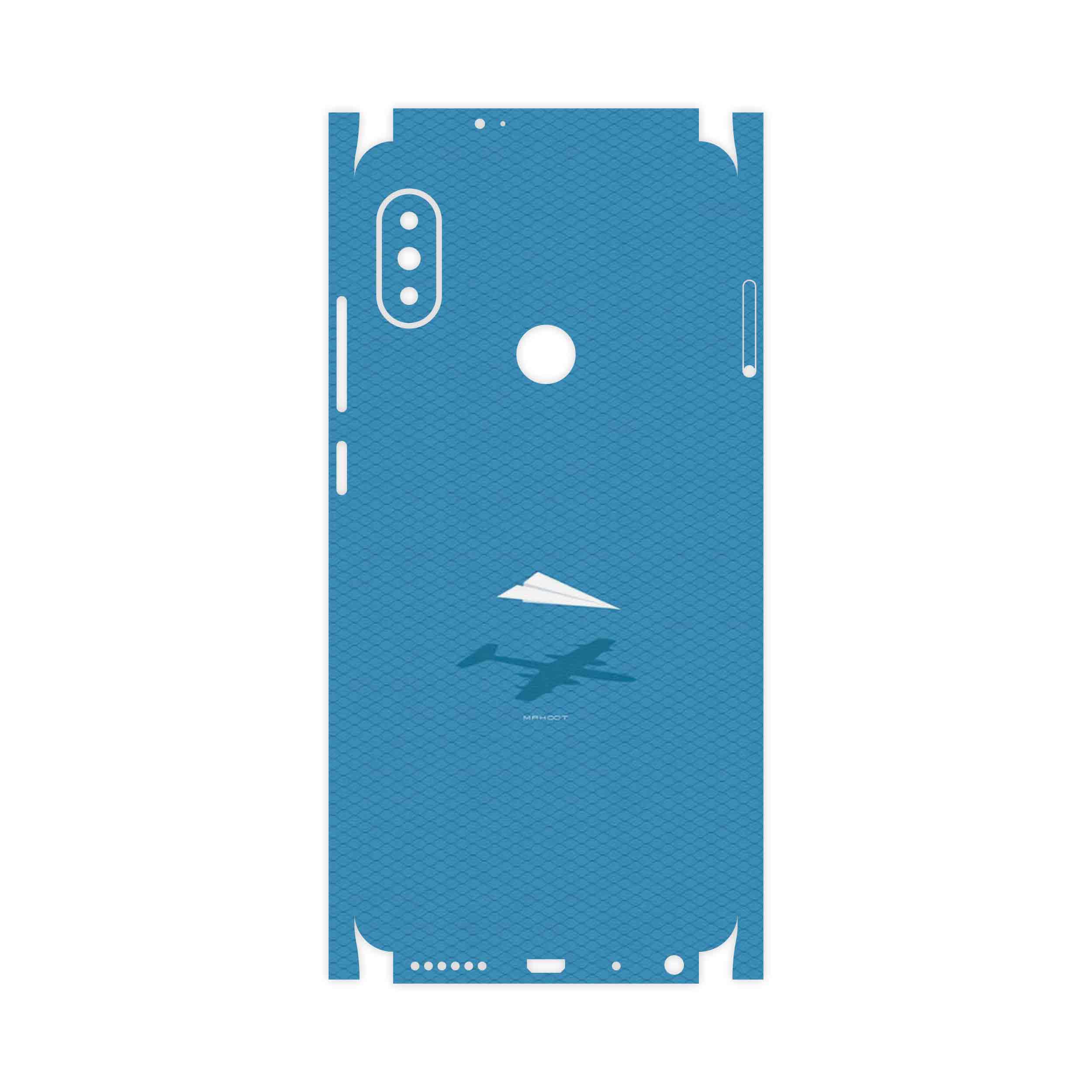 برچسب پوششی ماهوت مدل Minimal Paper Airplane-FullSkin مناسب برای گوشی موبایل شیائومی Redmi Note 5 Pro