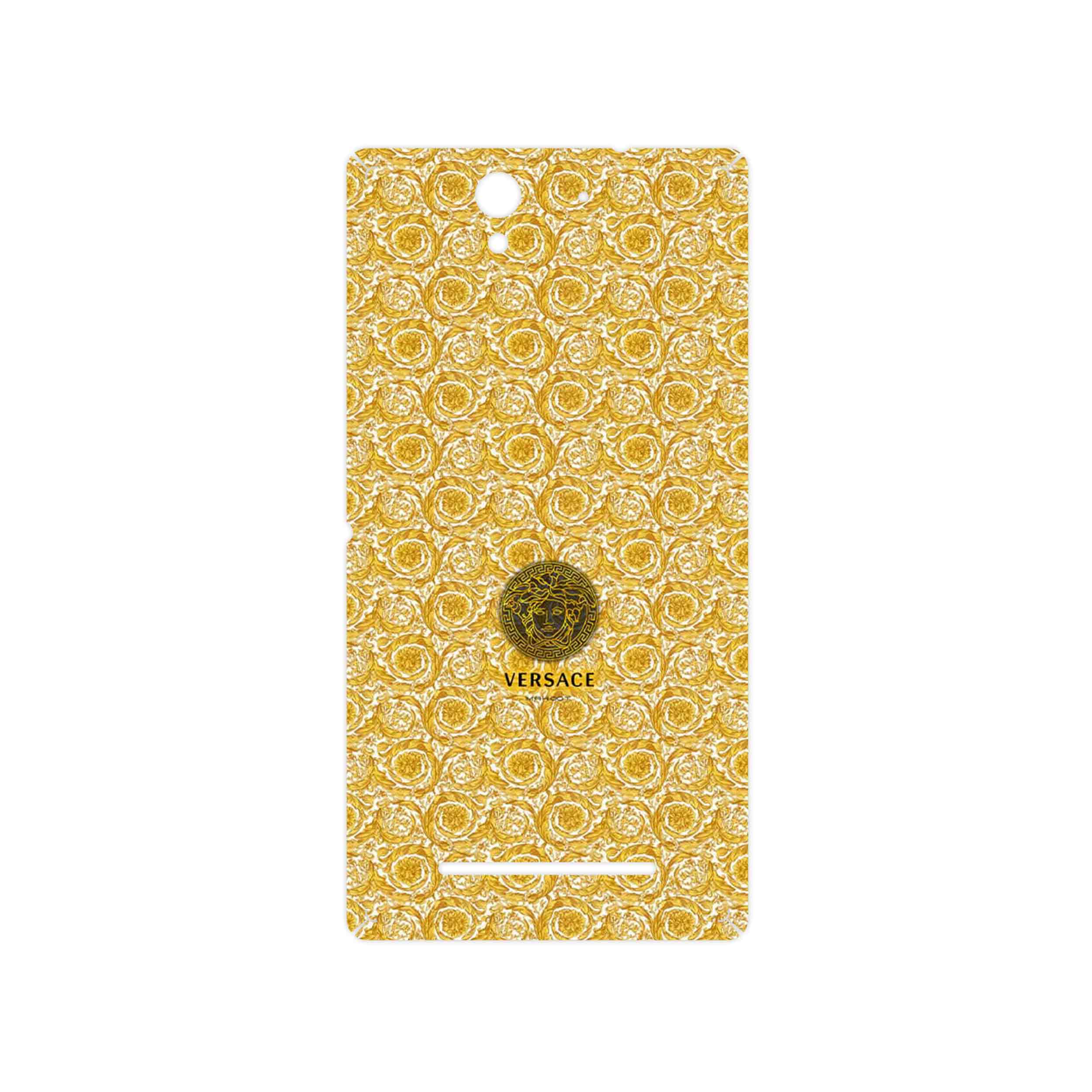 برچسب پوششی ماهوت مدل versace مناسب برای گوشی موبایل سونی Xperia C3 Dual