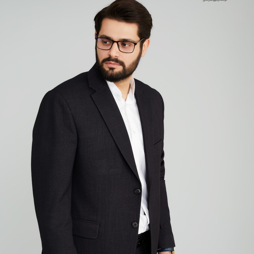 کت وشلوار کلاسیک مشکی کدks21026