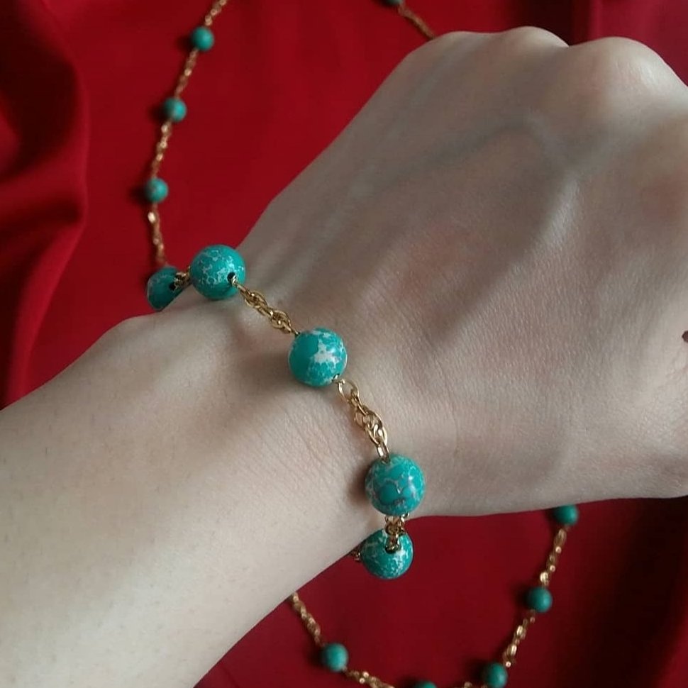 دستبند فیروزه آفریقایی