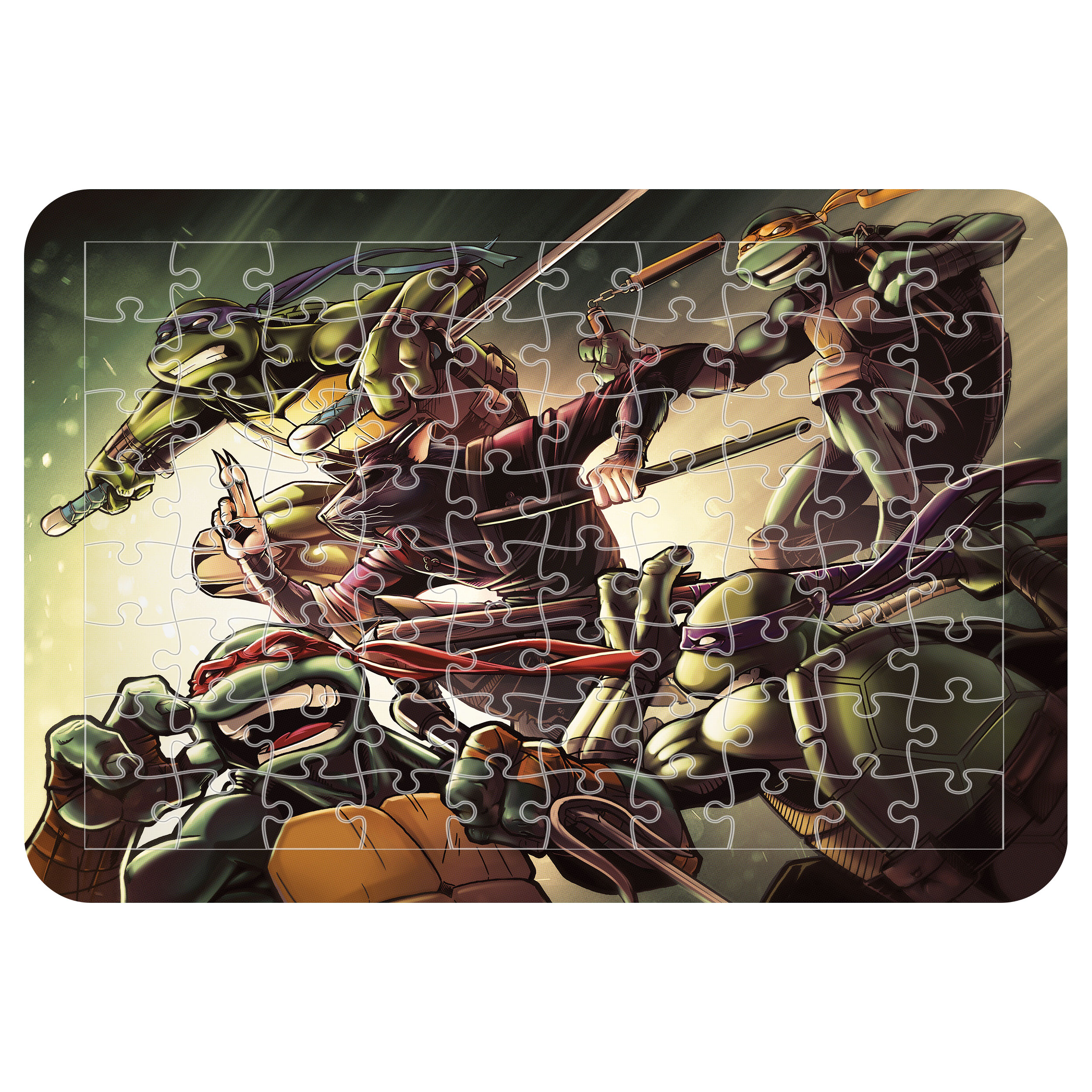 پازل 54 تکه اطلس آبی طرح لاک پشت های نینجا مدل P1288