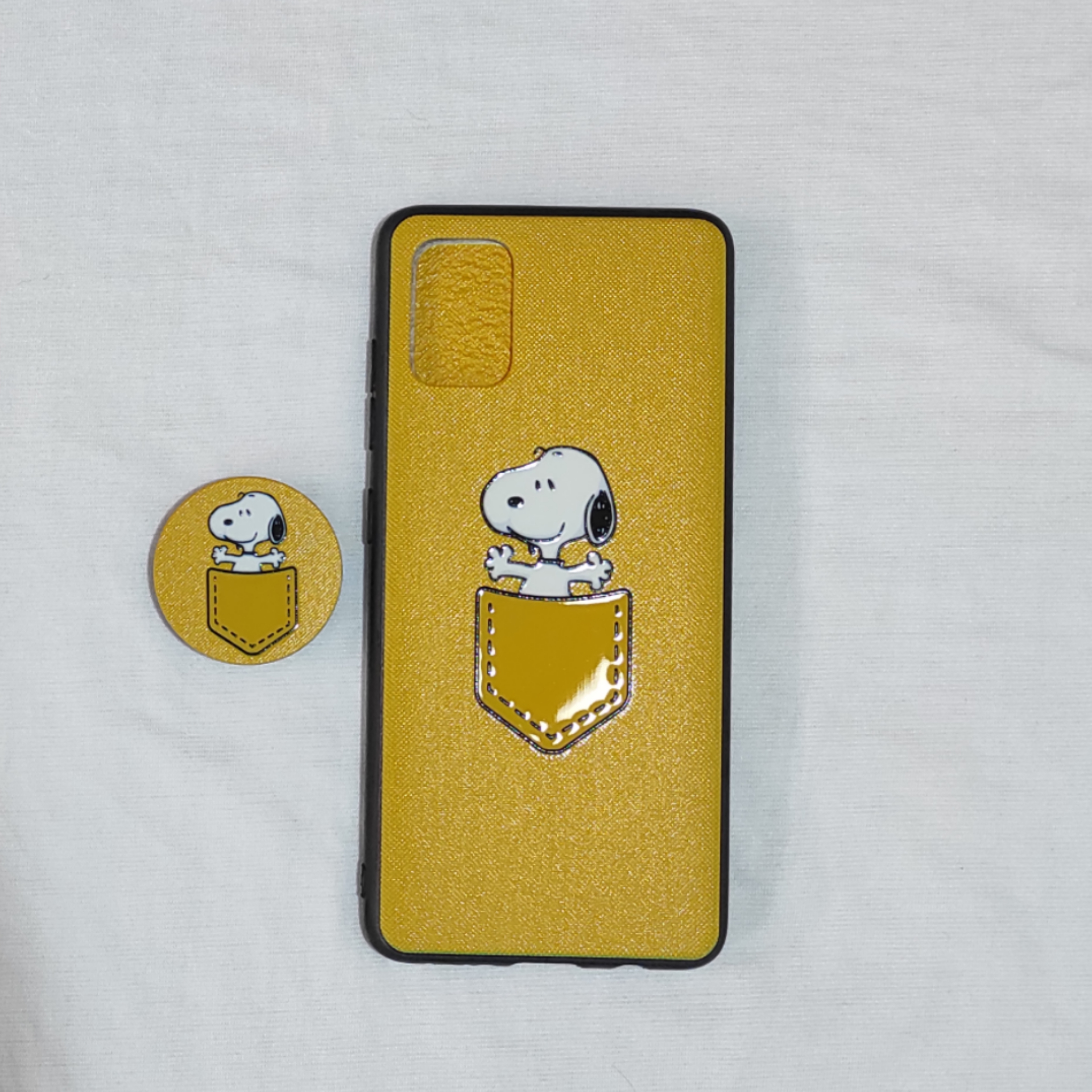 کاور طرح هاپو مناسب برای گوشی موبایل سامسونگ Galaxy A72 به همراه پاپ سوکت