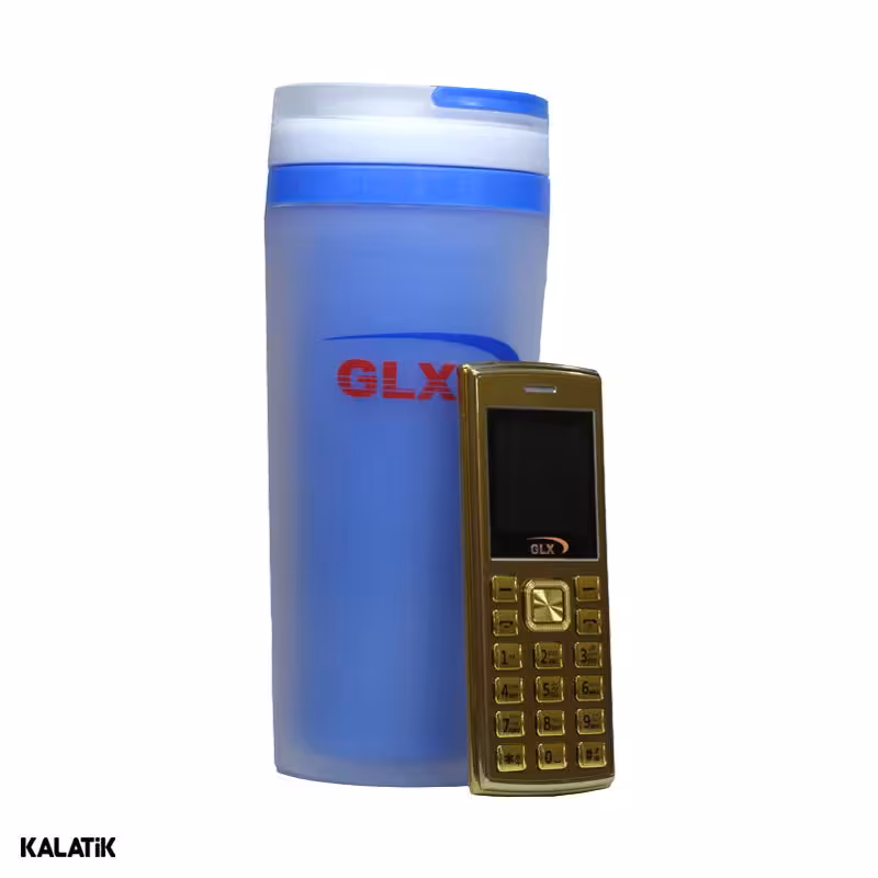 گوشی موبایل جی ال ایکس مدل 2690 Gold Mini دو سیم کارت   هدیه ماگ سفری