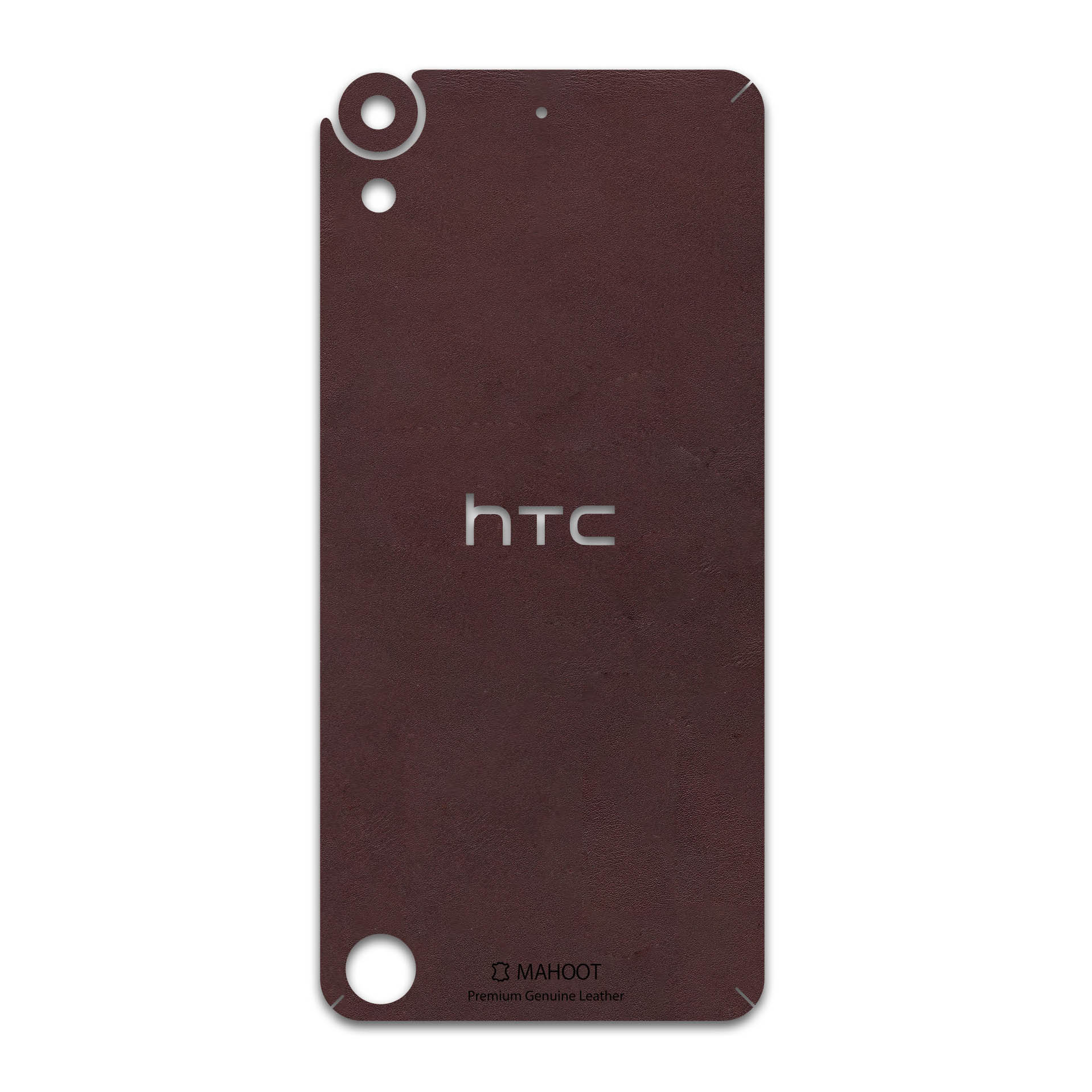 برچسب پوششی ماهوت مدل Matte-Dark-Brown-Leather مناسب برای گوشی موبایل اچ تی سی Desire 630