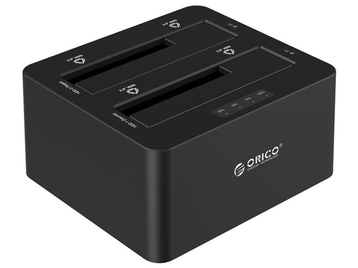 داک هارد دیسک اینترنال اوریکو ORICO 6629US3-C 2.5/3.5 inch 2-Bay USB3.0 1 to 1 Clone Hard Drive Dock