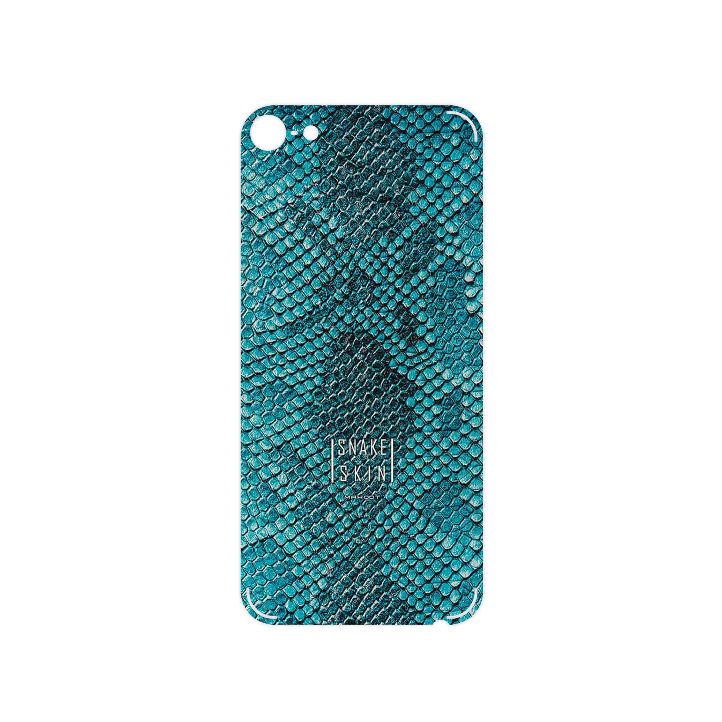 برچسب پوششی ماهوت مدل Blue Snake Skin مناسب برای گوشی موبایل اپل iPod touch 6th generation