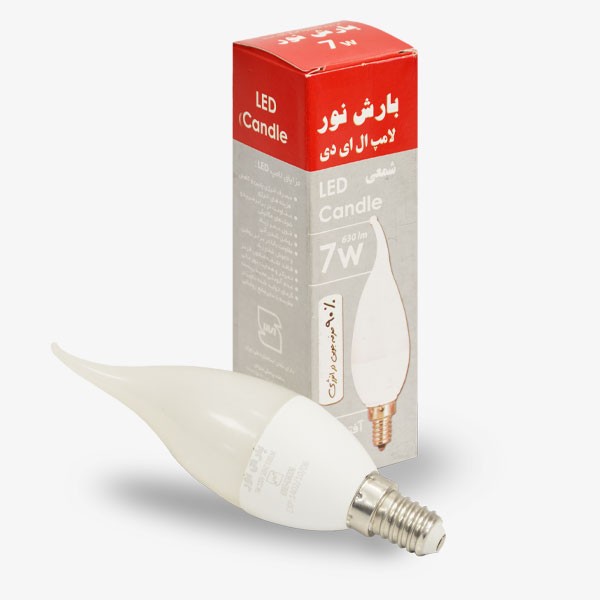 لامپ 7 وات اشکی بارش نور (آفتابی)مهتابی یونی لایت