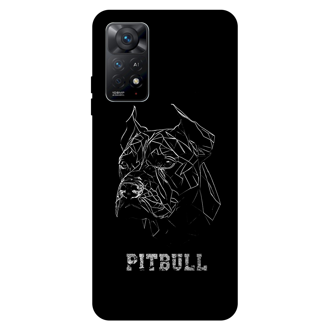 کاور مگافون طرح پیتبول مدل 1883 مناسب برای گوشی موبایل شیائومی Redmi Note 11 Pro 4G / 5G