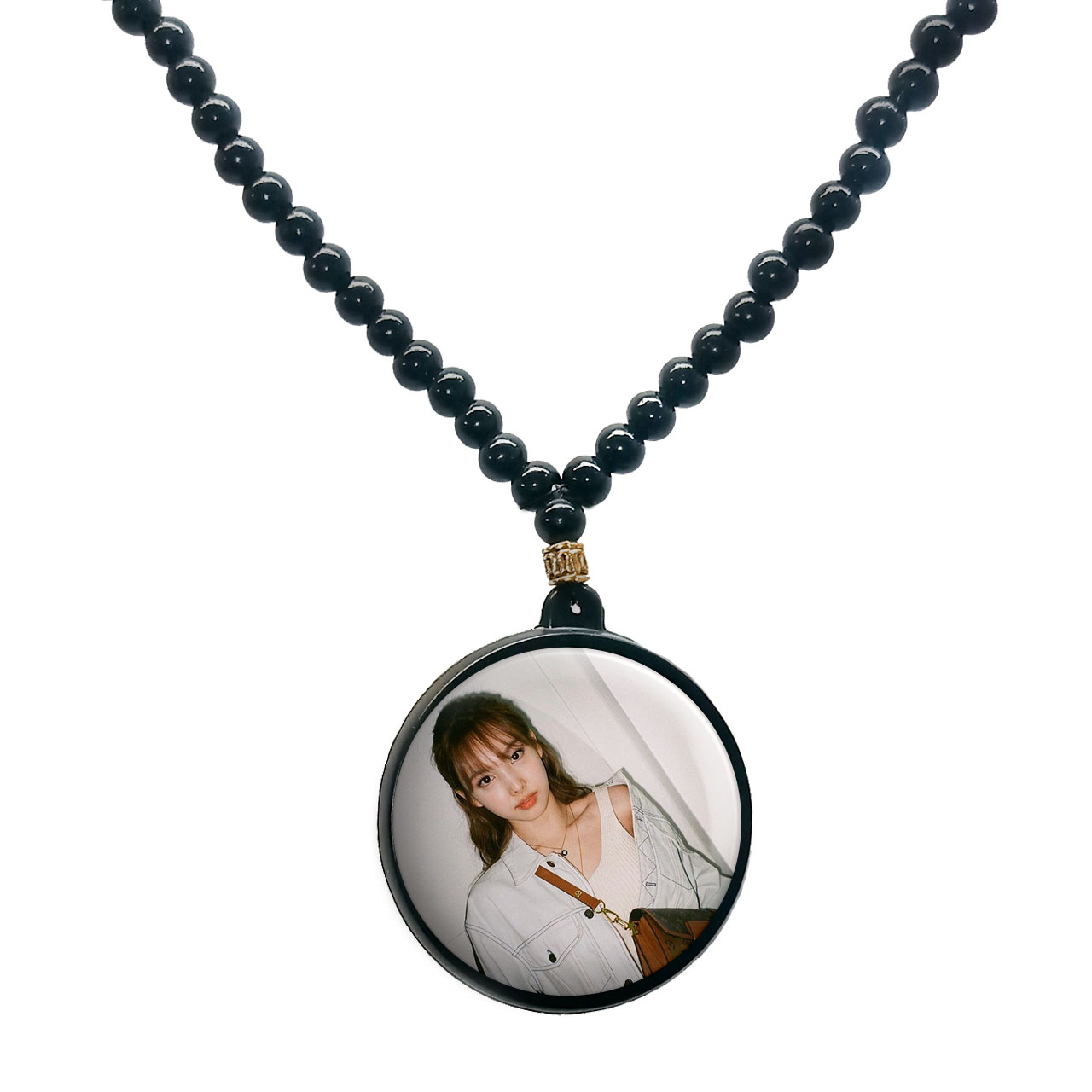 گردنبند پرمانه طرح تو ایس کد pmd.19712 مدل دو طرفه