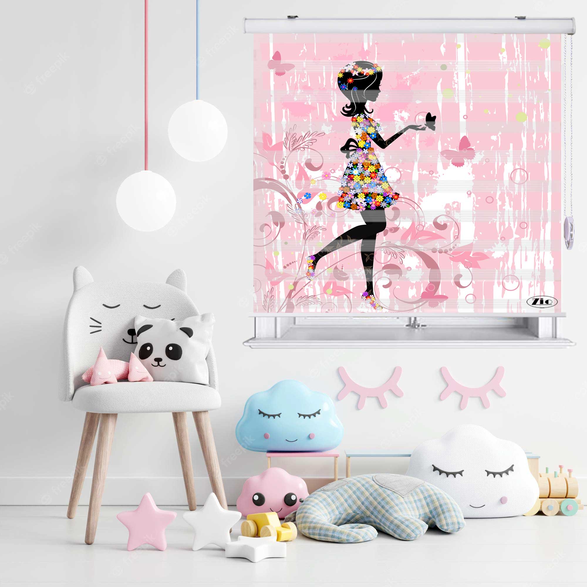  پرده زبرا زیو مدل K3136 سایز 100x150 سانتی متر