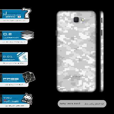 برچسب پوششی ماهوت مدل Army-Snow-Pixel-FullSkin مناسب برای گوشی موبایل سامسونگ Galaxy J7 Prime