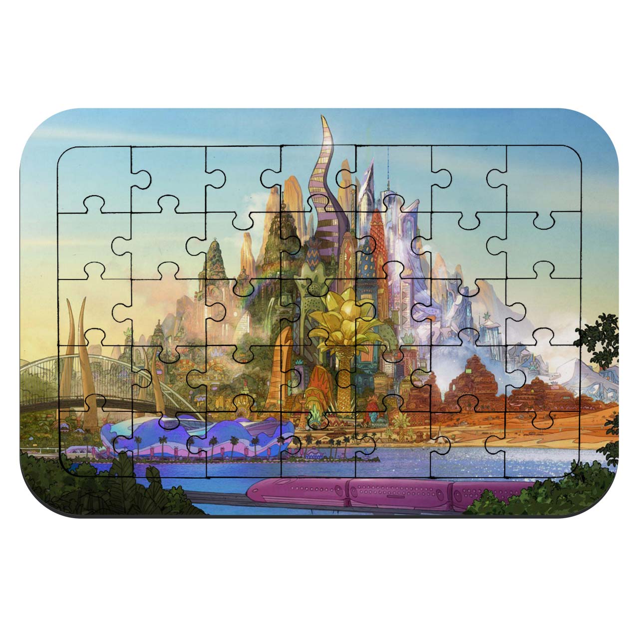 پازل 35 تکه طرح انیمیشن زوتوپیا مدل NI586