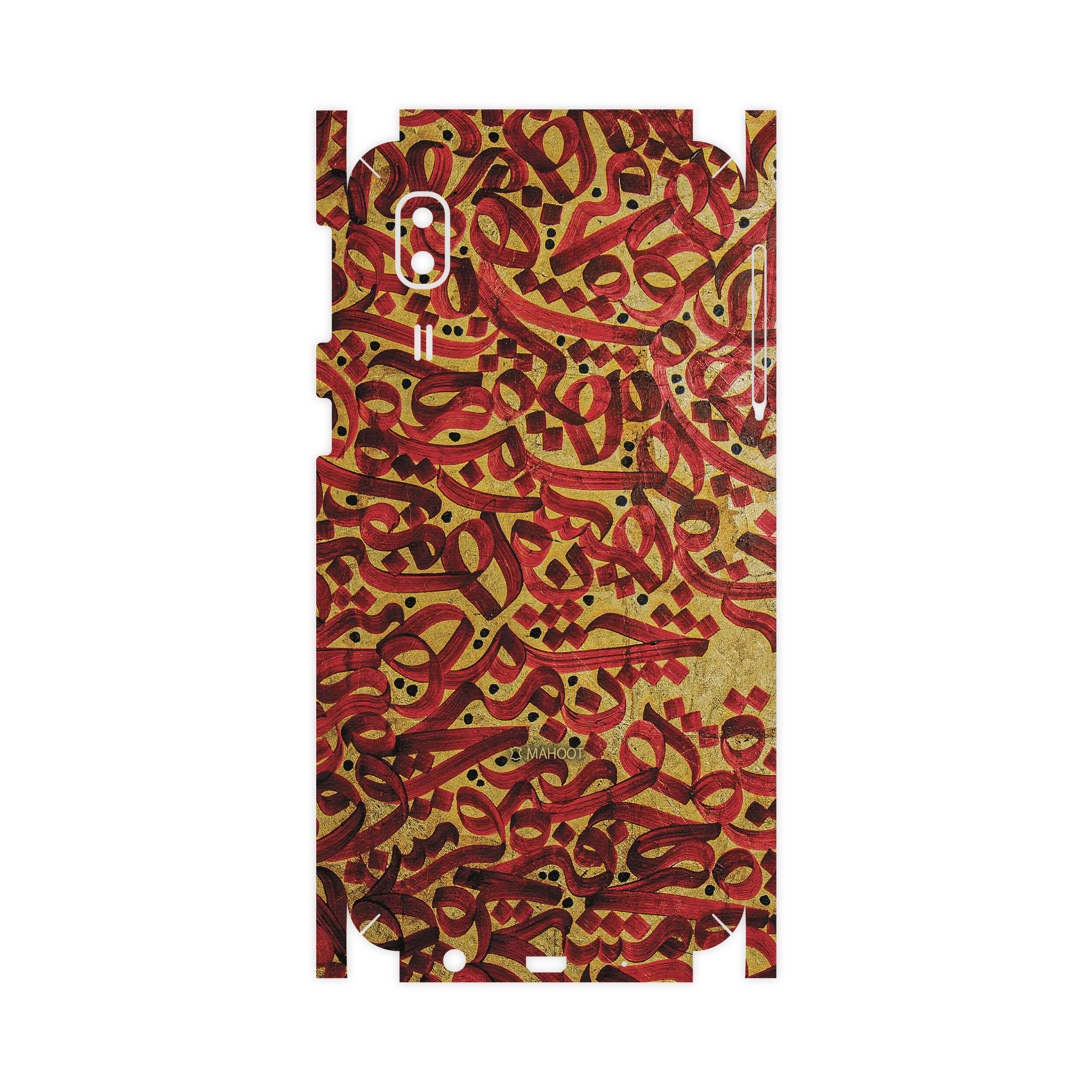 برچسب پوششی ماهوت مدل Nastaliq-6-FullSkin مناسب برای گوشی موبایل سامسونگ Galaxy A2 Core