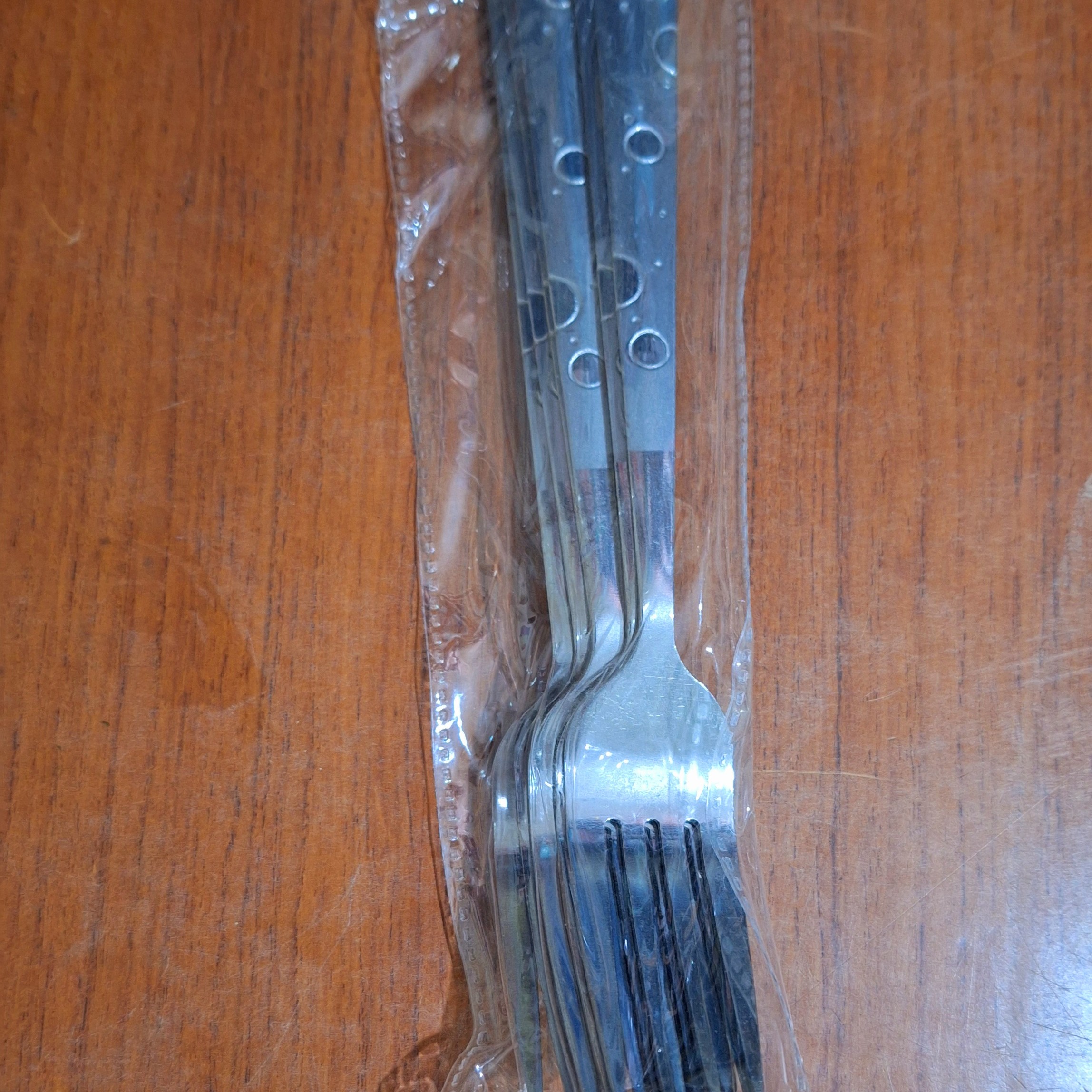 چنگال غذاخوری  استیل  6عددی برند یونیک لایف