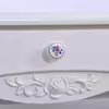 دستگیره کابینت مدل سرامیک گل تکپیچ بسته 2 عددی