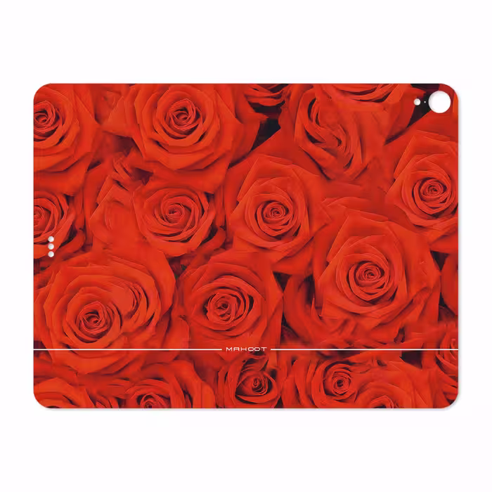 برچسب پوششی ماهوت مدل Red-Flower مناسب برای تبلت اپل iPad Pro 12.9 (GEN 3) 2018 A2014