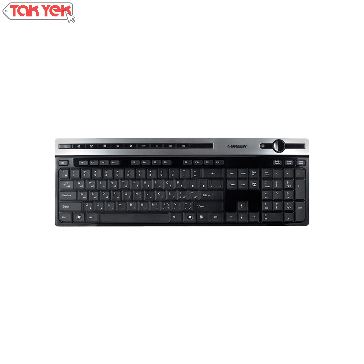 کیبورد سایلنت با سیم گرین Green GK-503