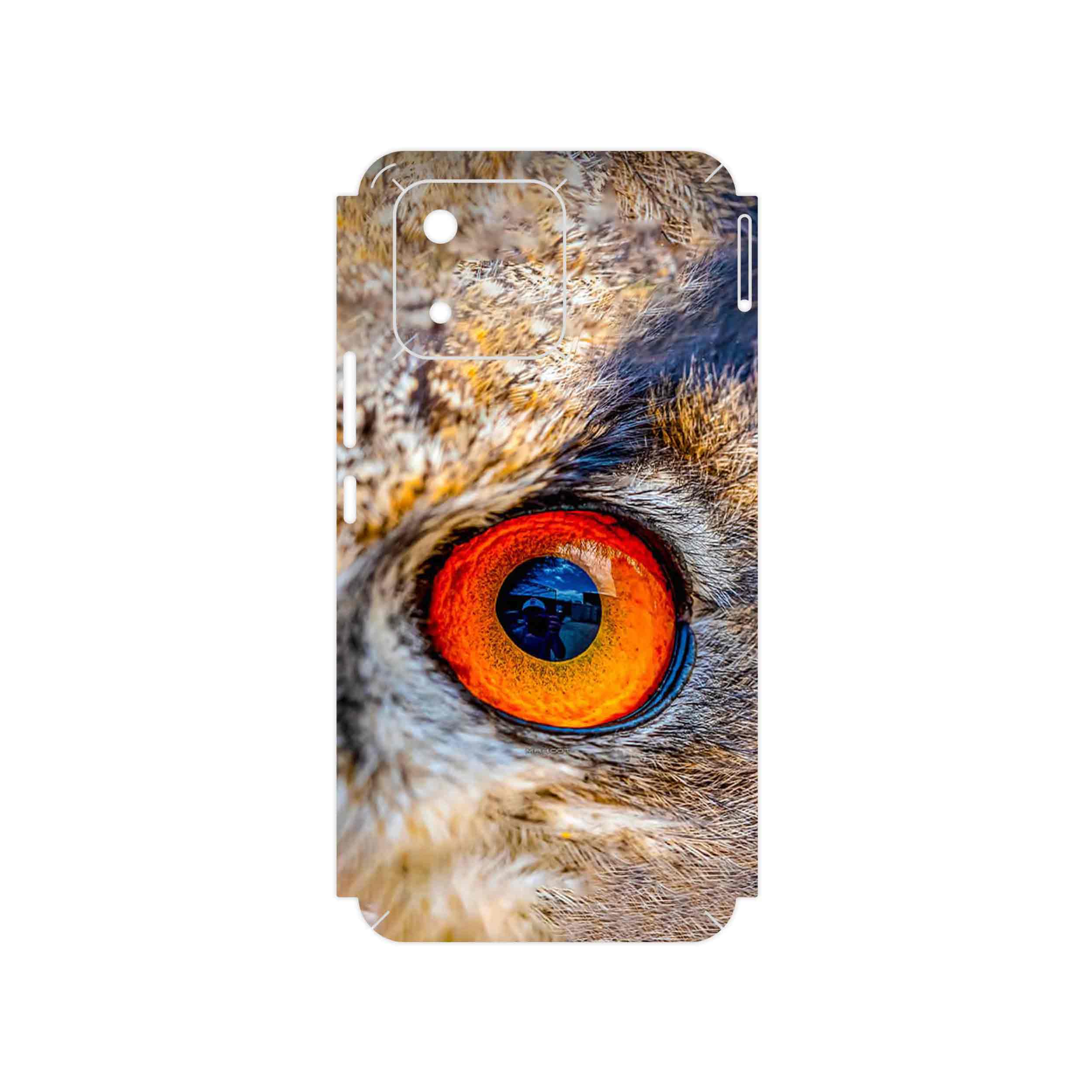 برچسب پوششی ماهوت مدل Owl eyes مناسب برای گوشی موبایل آنر X5