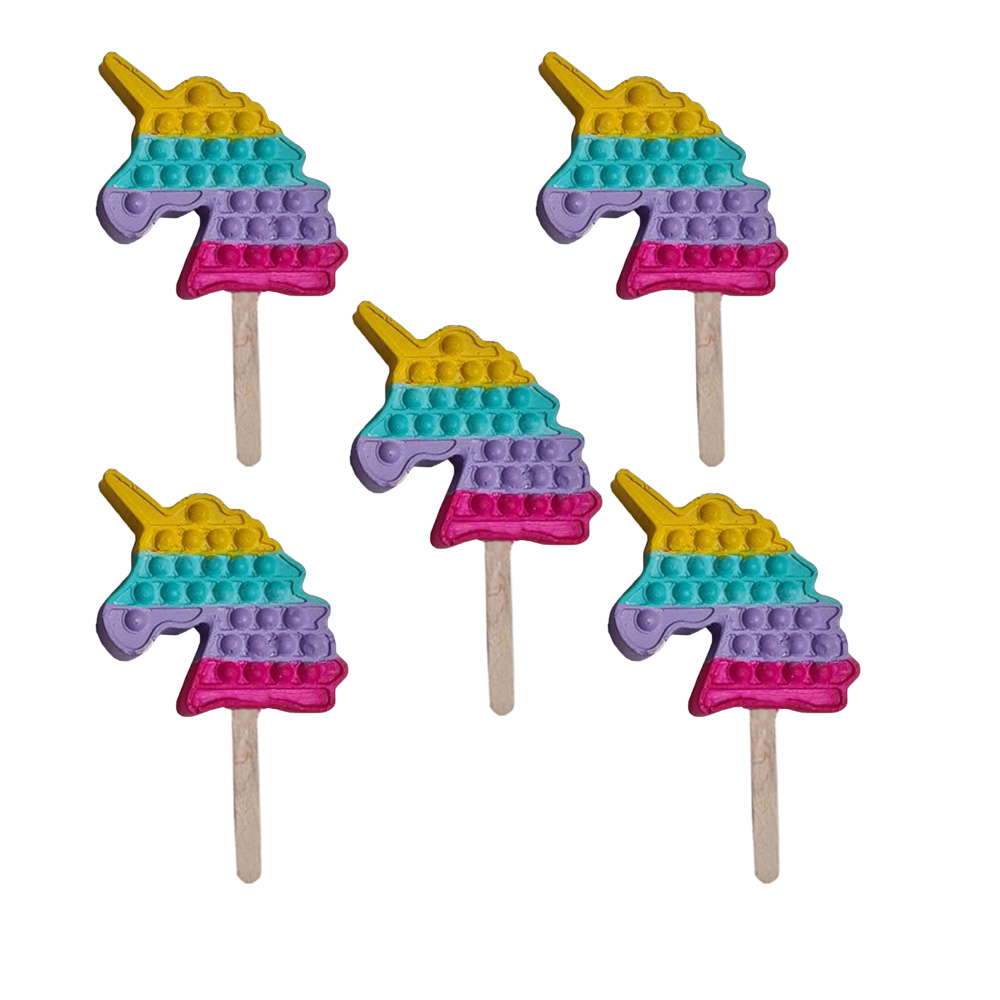 گیفت تولد مدل یونیکورن طرح اسب تک شاخ مجموعه 5 عددی