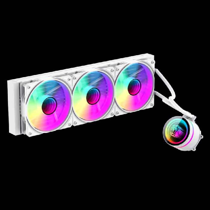 خنک کننده پردازنده مایع گیم مکس ICEBURG 360 Infinity WH | فروشگاه گیمینگ تکاف