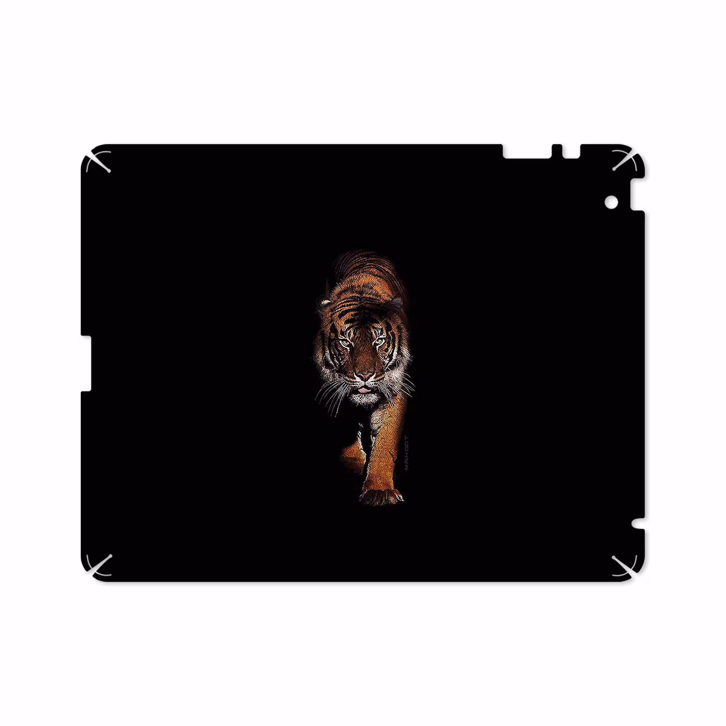 برچسب پوششی ماهوت مدل Wild Tiger مناسب برای تبلت اپل iPad 2 2011 A1397