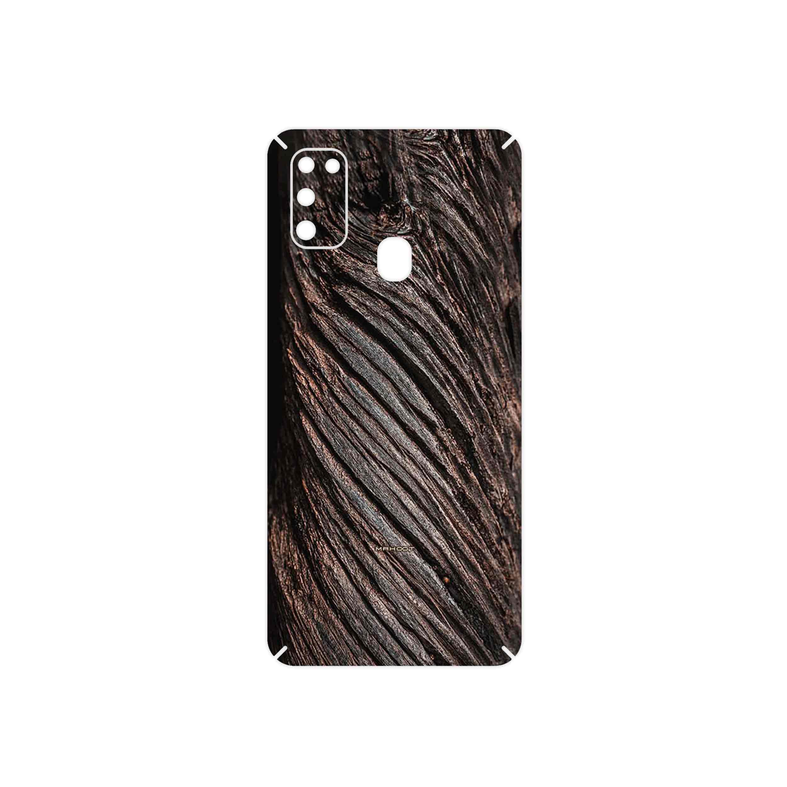 برچسب پوششی ماهوت مدل Wood Texture 9 مناسب برای گوشی موبایل سامسونگ Galaxy M21