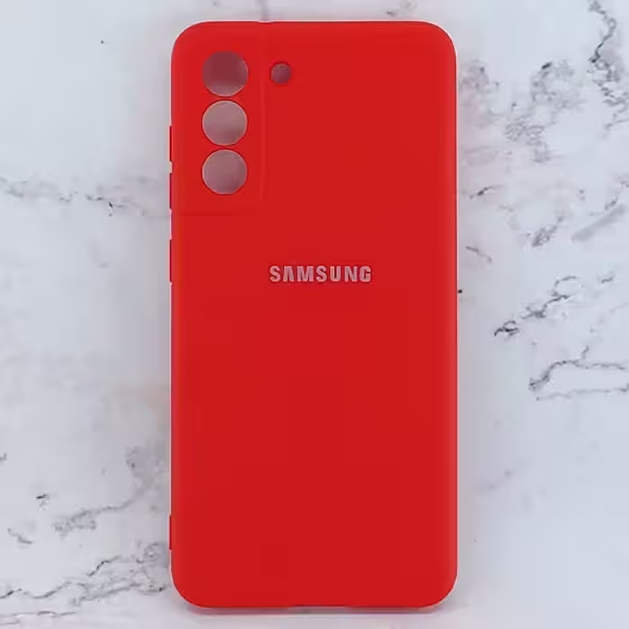 کاور سیلیکونی رنگی مدل TPN مناسب برای گوشی موبایل سامسونگ Galaxy S21 FE - قرمز
