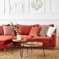 میز جلومبلی فریازان دکور مدل P66_2ADD مجموعه دو عددی