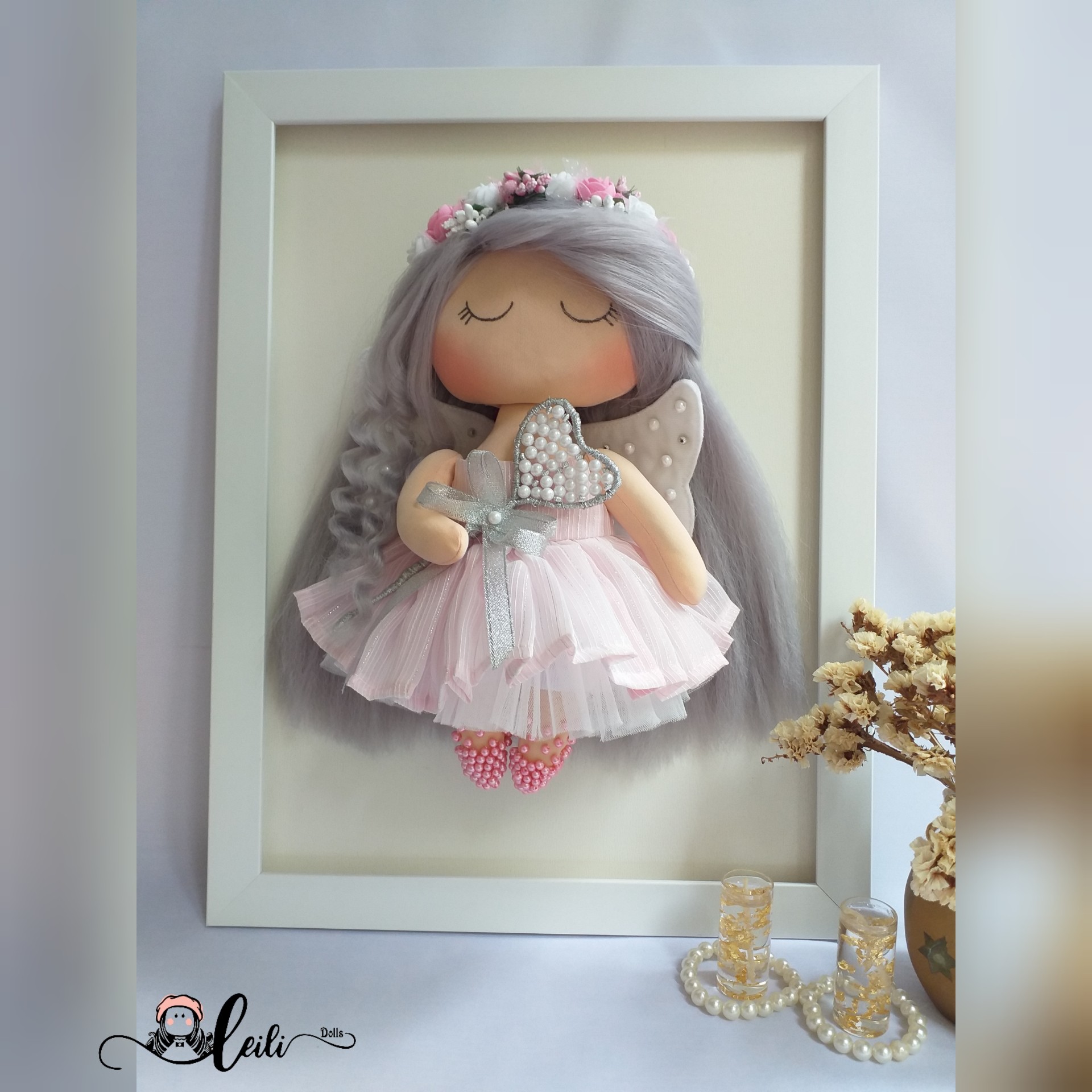 عروسک فرشته دستساز( فرشته مهربانی)