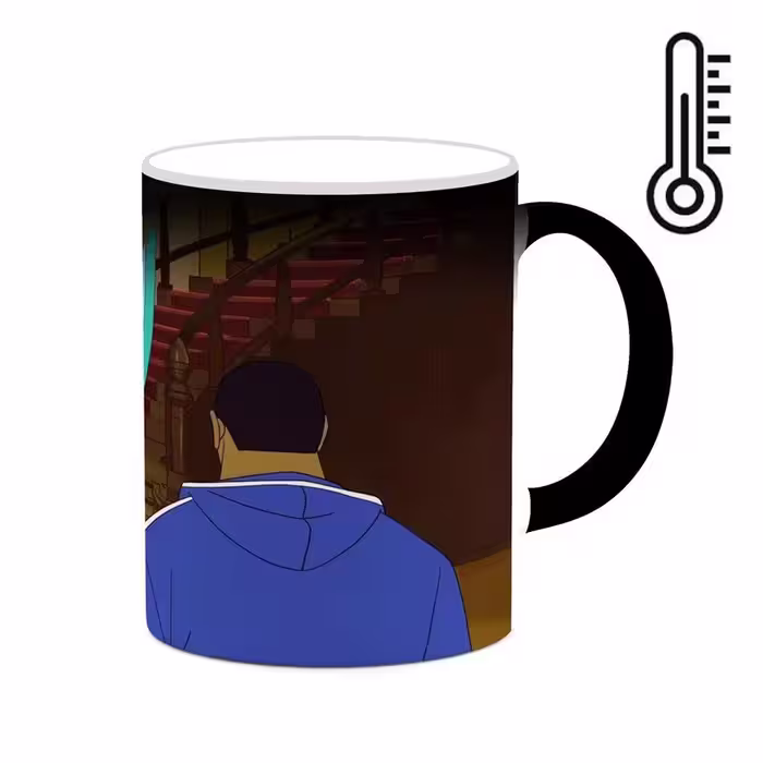 ماگ حرارتی کاکتی طرح کارتون Mike Tyson Mysteries مدل mgh22759