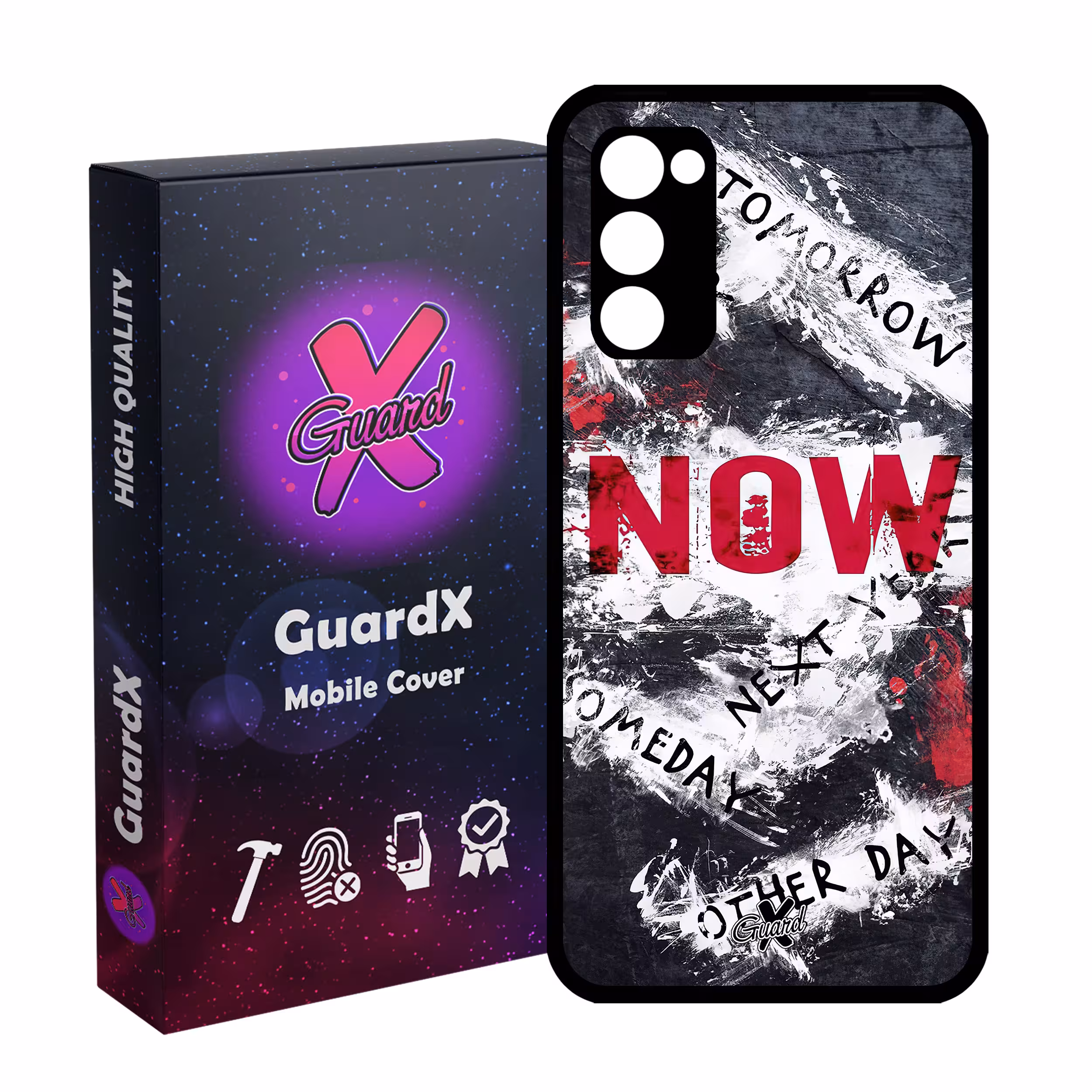 کاور گارد ایکس طرح متن مدل Glass10484 مناسب برای گوشی موبایل سامسونگ Galaxy S20 FE