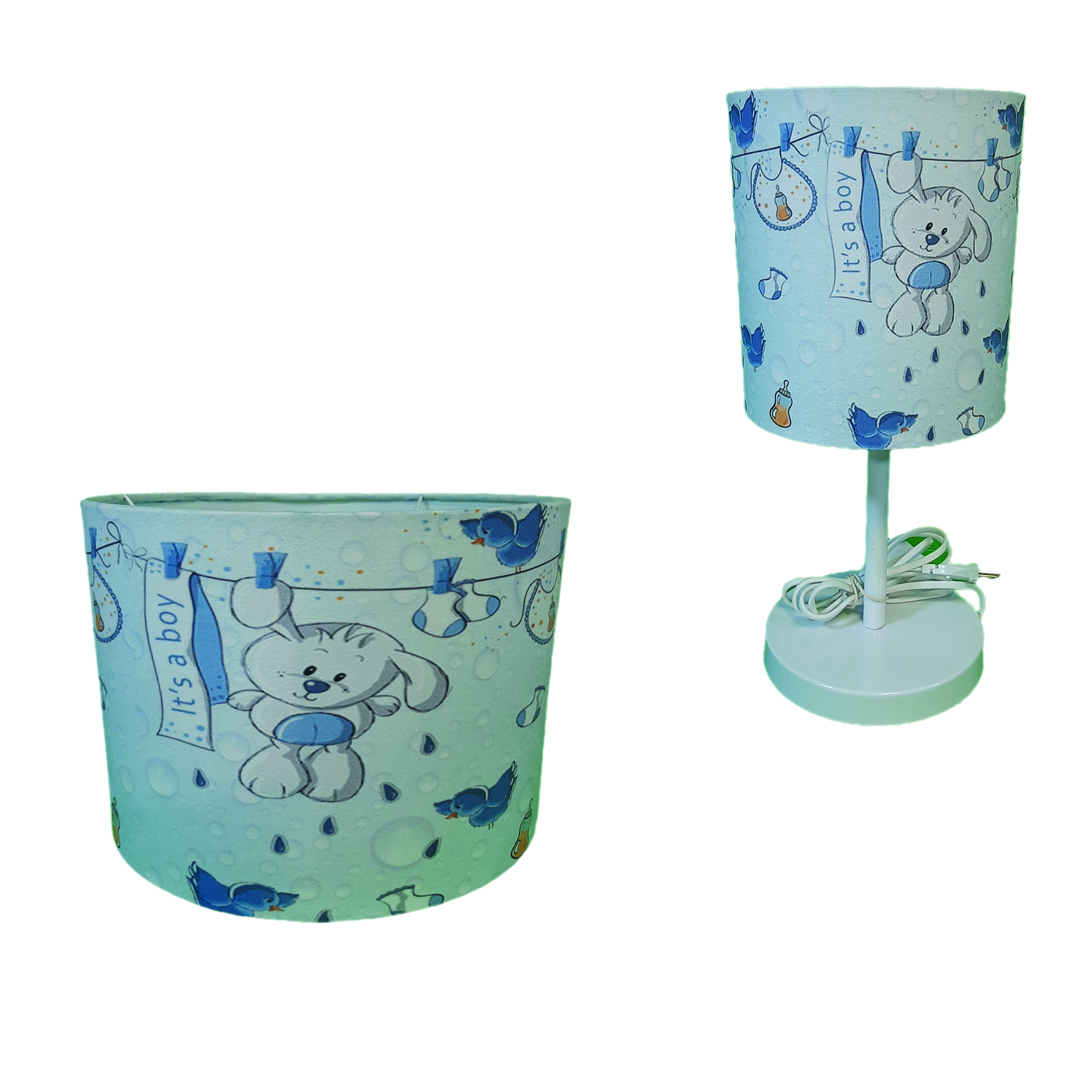 لوستر و آباژور رومیزی کودک مدل خرگوش کوچولو کد LA-130