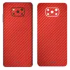 برچسب پوششی سلبیت مدل  3D RED Carbon fiber Texture مناسب برای گوشی موبایل شیائومی Poco X3 NFC