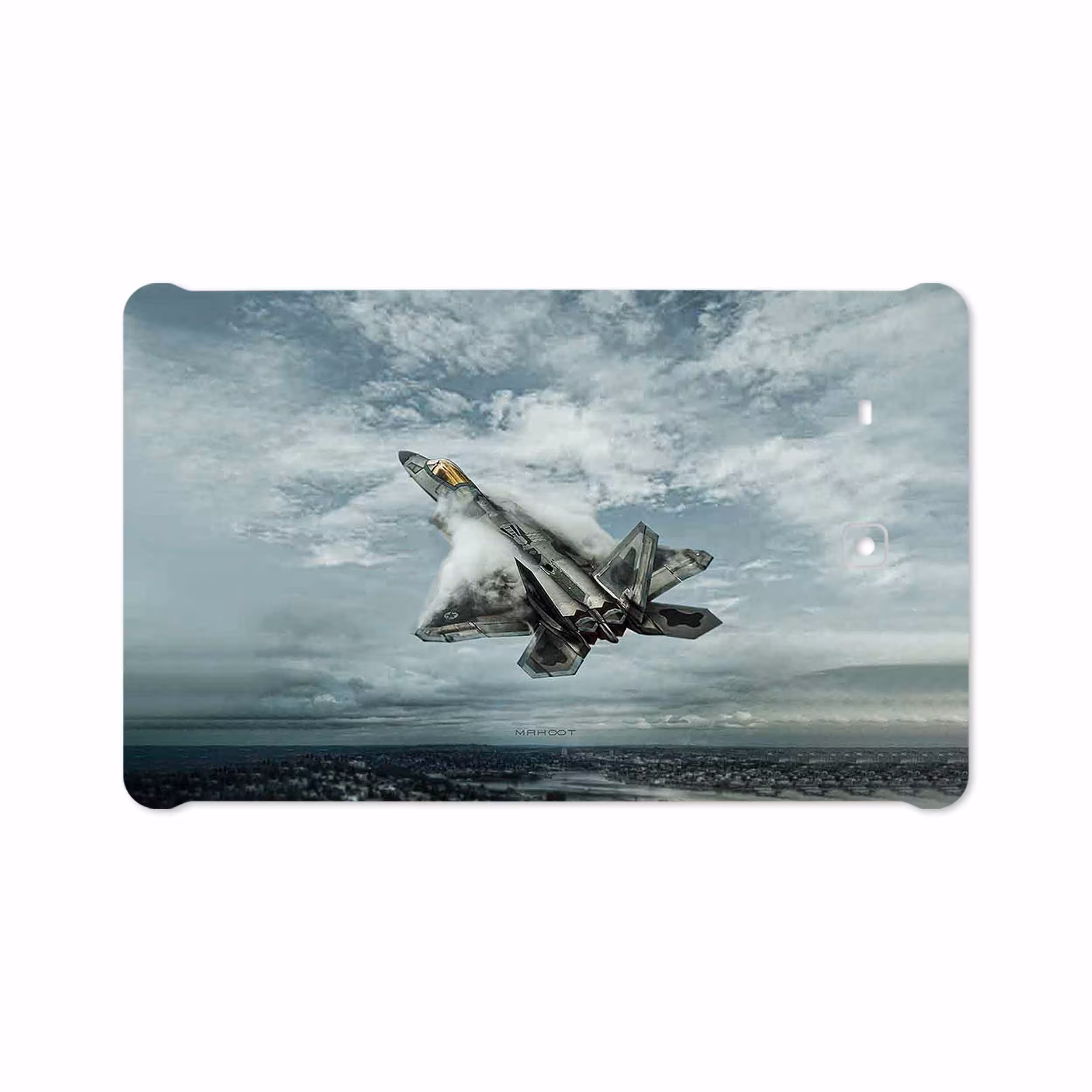 برچسب پوششی ماهوت مدل F-22 Raptor مناسب برای تبلت سامسونگ Galaxy Tab E 9.6 2015 T561