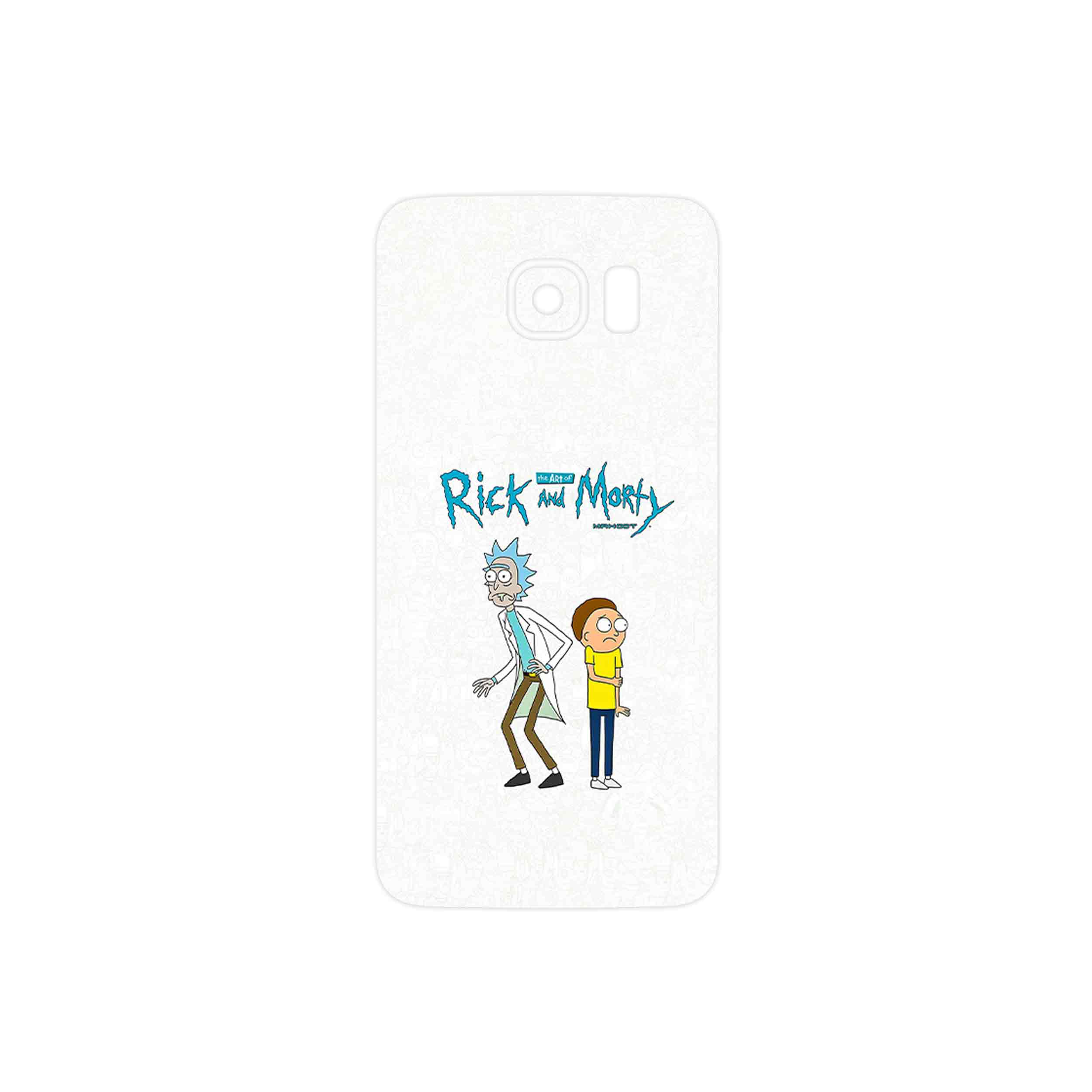 برچسب پوششی ماهوت مدل Rick and Morty مناسب برای گوشی موبایل سامسونگ Galaxy S6
