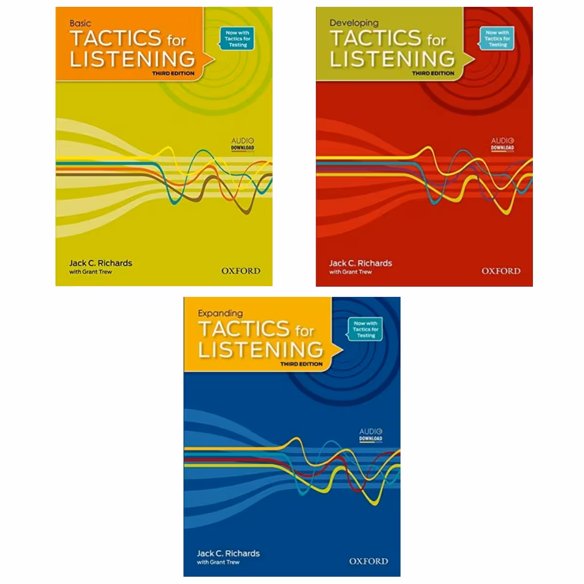 کتاب Tactics for Listening 3rd edition اثر Jack C. Richards انتشارات سپاهان 3 جلدی