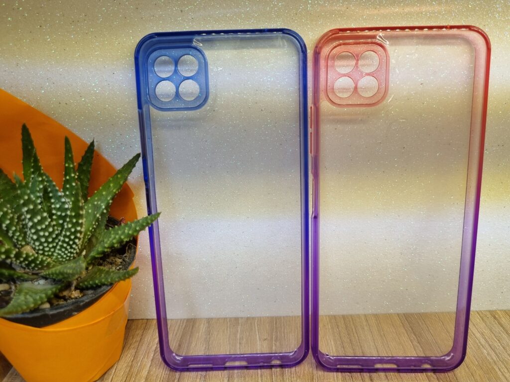 قاب گرادینت شفاف سامسونگ Galaxy A22 5G پشت گلس