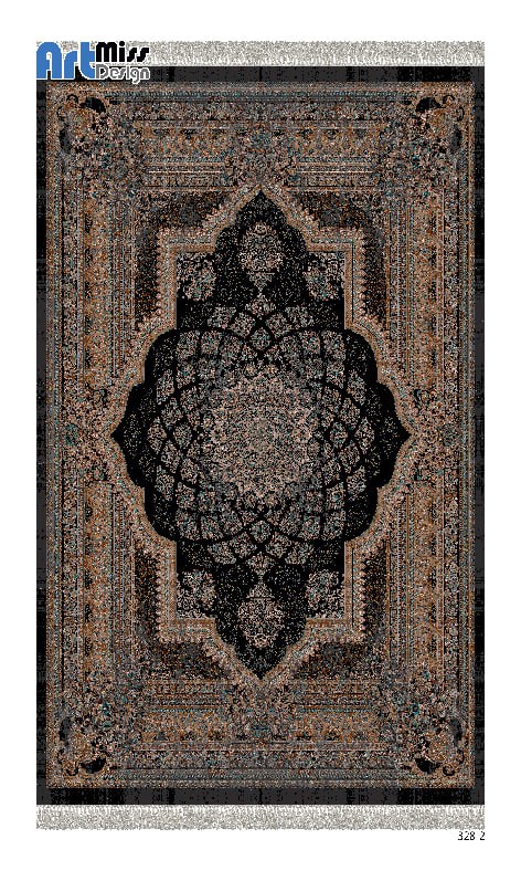 فرشینه و قالیچه درجه1 در ابعاد متنوع با ترمز فرش زمینه قهوه ای مشکی
