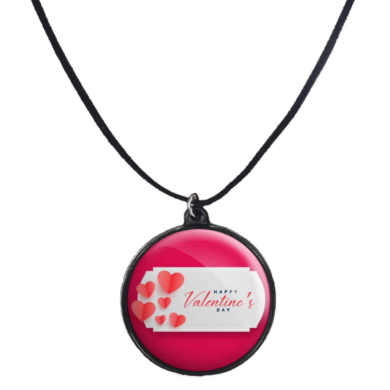 گردنبند پرمانه طرح عاشقانه کد pmb.1267 مدل دو طرفه