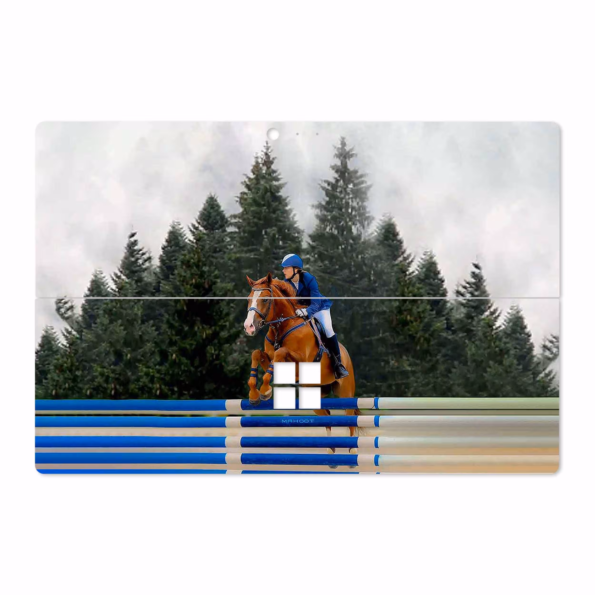 برچسب پوششی ماهوت مدل Equestrianism مناسب برای تبلت مایکروسافت Surface Pro 4 2015