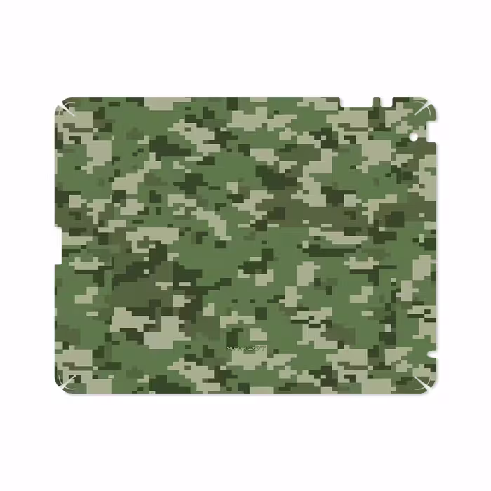 برچسب پوششی ماهوت مدل Army-Green-Pixel مناسب برای تبلت اپل iPad 2 2011 A1397