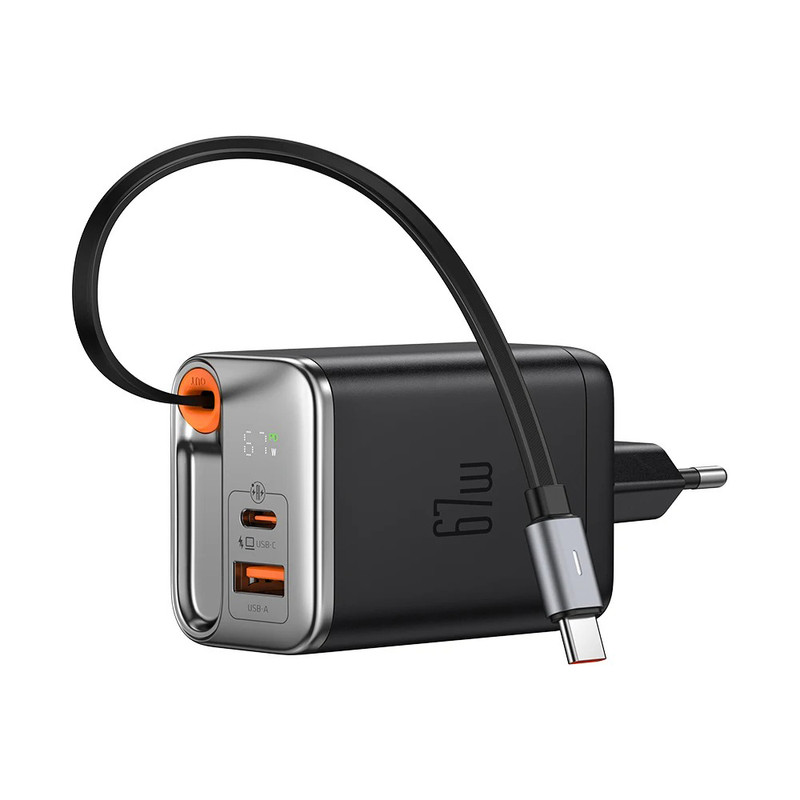 شارژر دیواری 67 وات مک دودو مدل CH-4100 به همراه کابل متصل به بدنه USB-C | کالا مکس